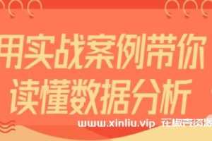 《数据分析与可视化精讲》培训课程讲座视频MP4/858 MB百度云网盘下载